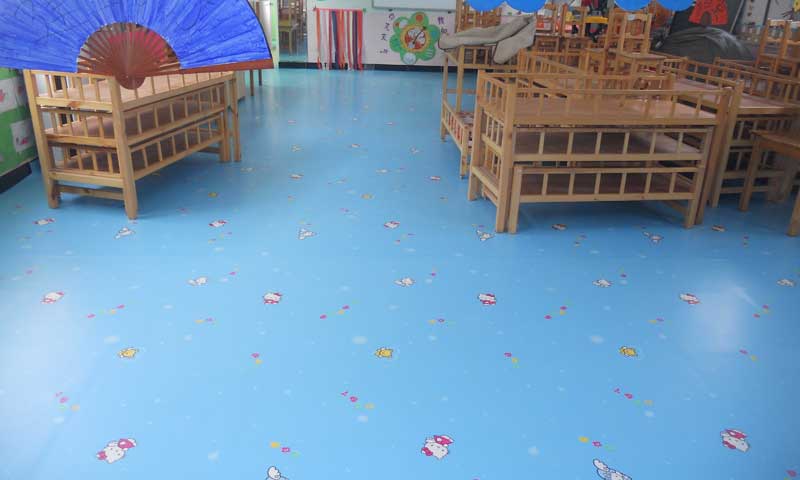 個性化印刷工藝為幼兒園pvc地板生產(chǎn)帶來新方向